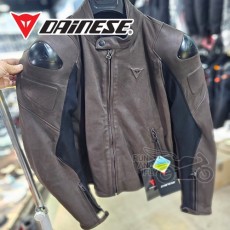 [DAINESE][전시할인] 다이네즈 스트릿 다커 타공 레더 자켓 STREET DARKER PERF. LEATHER JACKET BROWN(50)