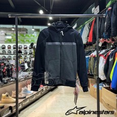 [Alpinestars][할인특가] 알파인스타 크롬 스트릿 후디 CHROME STREET HOODIE - BLACK MELANGE BLACK