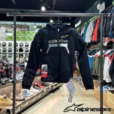 [Alpinestars][할인특가] 알파인스타 크롬 이그니션 후디 CHROME IGNITION HOODIE - BLACK YELLOW FLUO