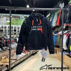 [Alpinestars][할인특가] 알파인스타 크롬 이그니션 후디 CHROME IGNITION HOODIE - BLACK RED FLUO